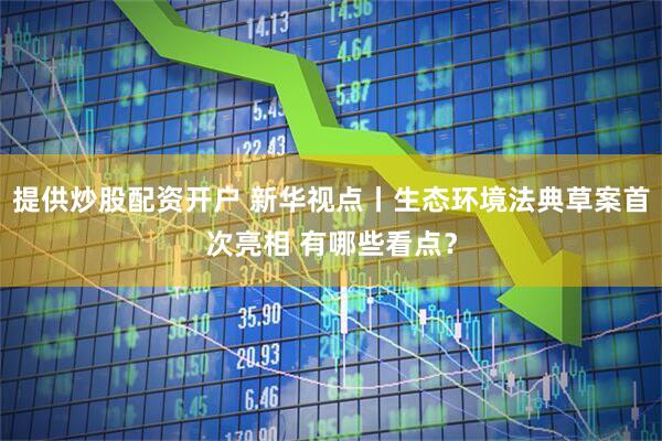 提供炒股配资开户 新华视点丨生态环境法典草案首次亮相 有哪些看点？
